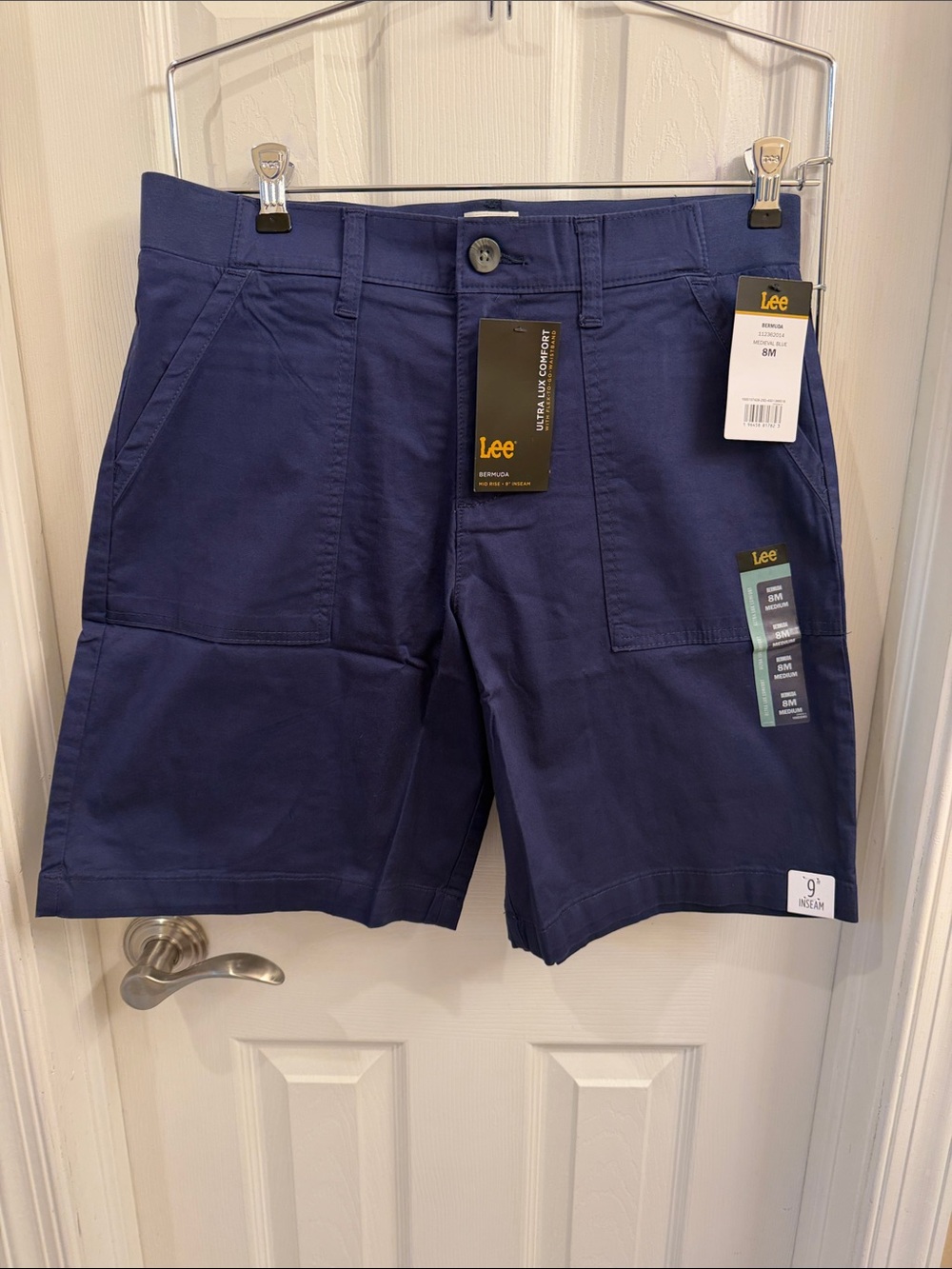 Lee Women's Navy Utility Bermuda Shorts
